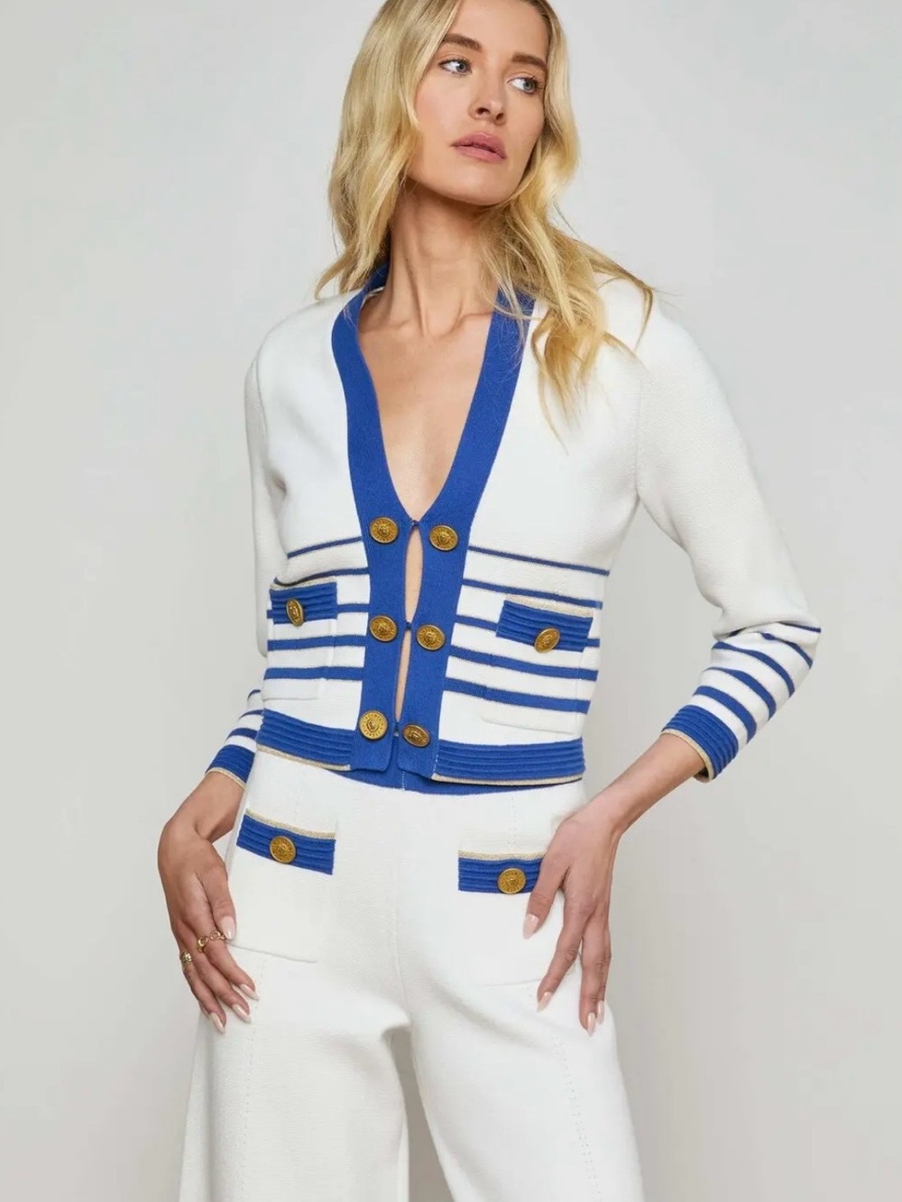 L'AGENCE Catie Knit Cardigan